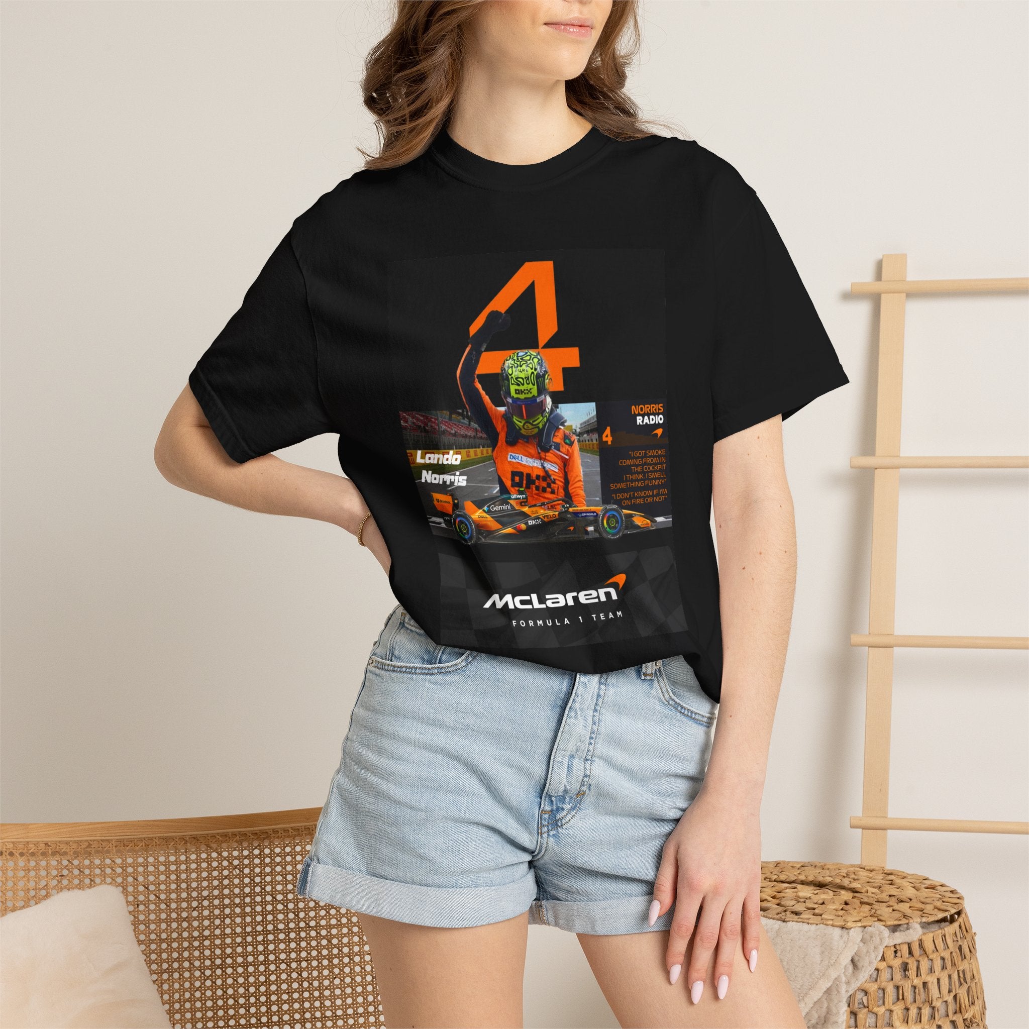 F1 Mclaren Lando Norris tshirt- Motorsport tee