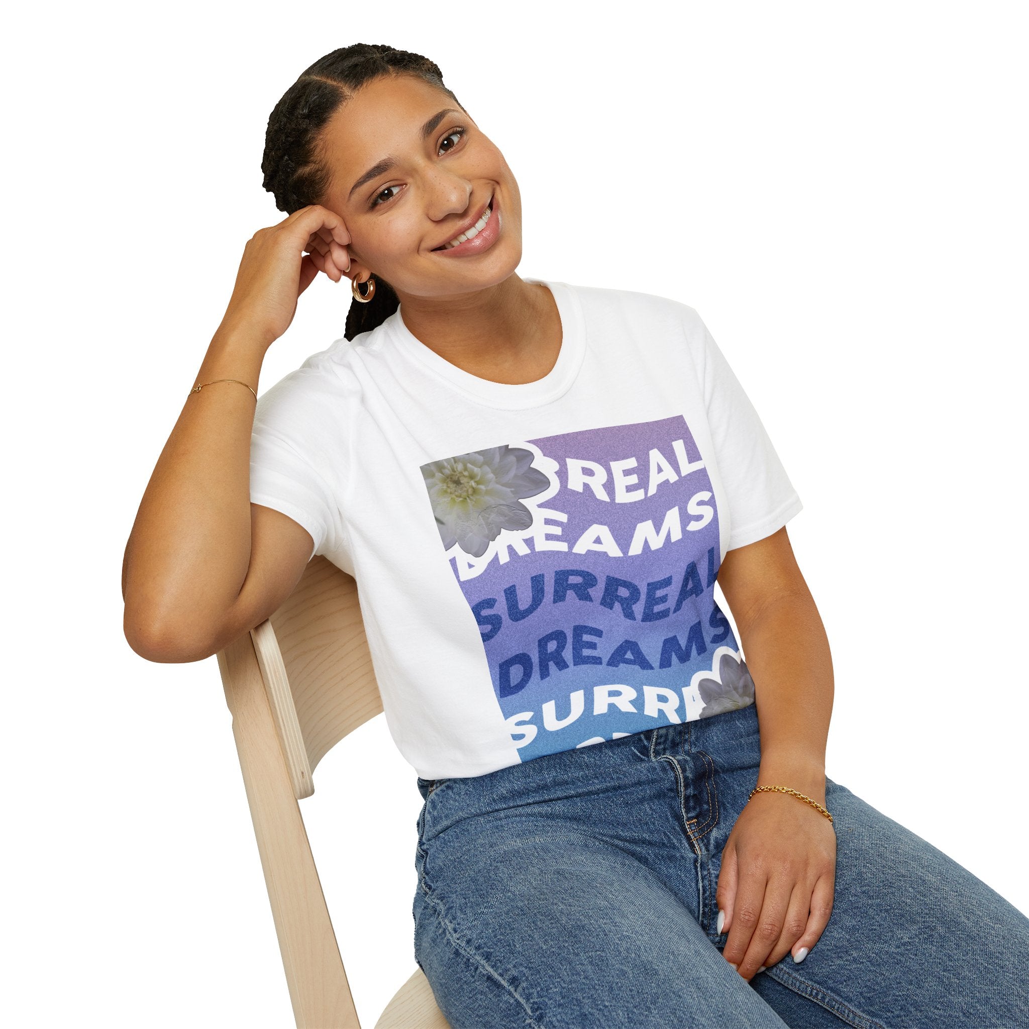 Surreal Dreams T-Shirt — Floral Retro Graphic Tee