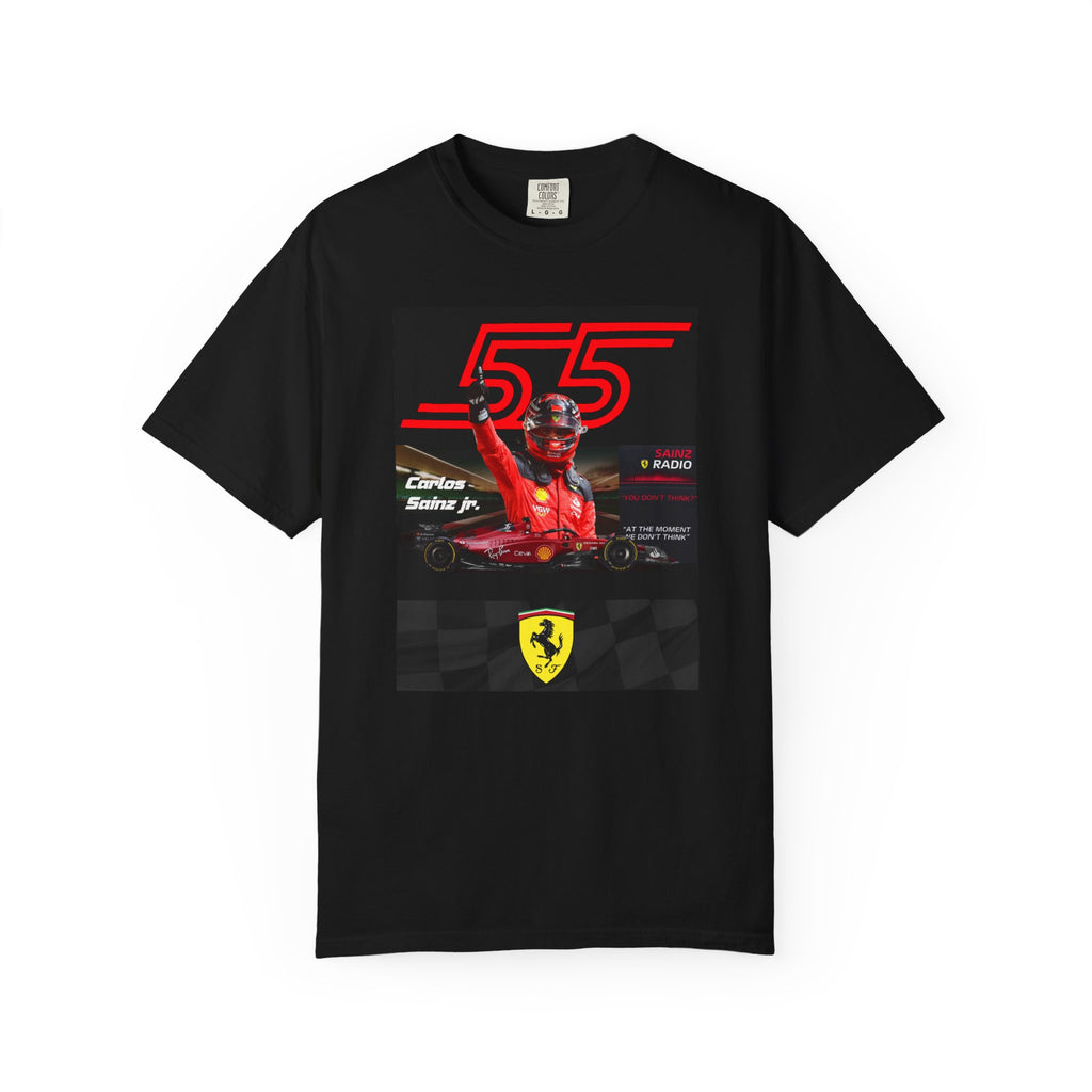 Ferrari Carlos Sainz Jr. F1 Racing T-Shirt — Motorsport Tee