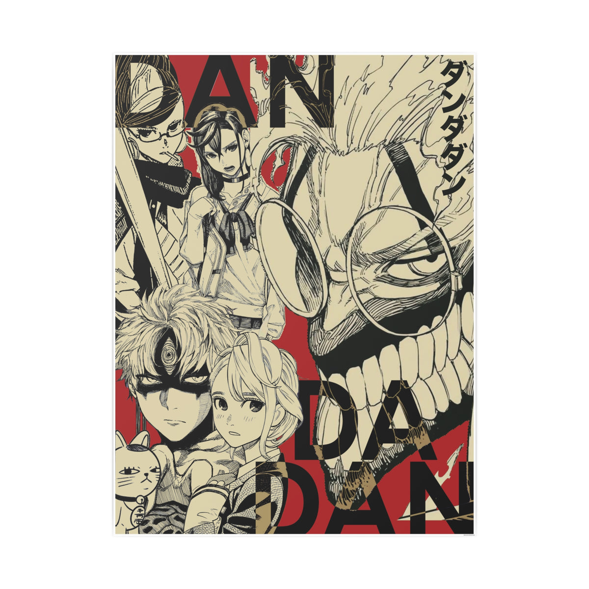 Dandadan Anime Art Poster
