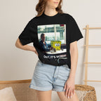 Chat it's monday!!, unisex Garment-Dyed T-shirt